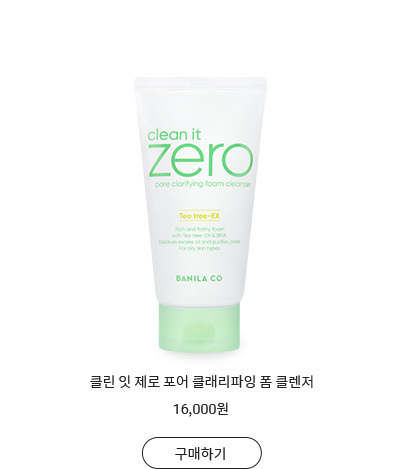 클린 잇 제로 포어 클래리파잉 폼클렌저