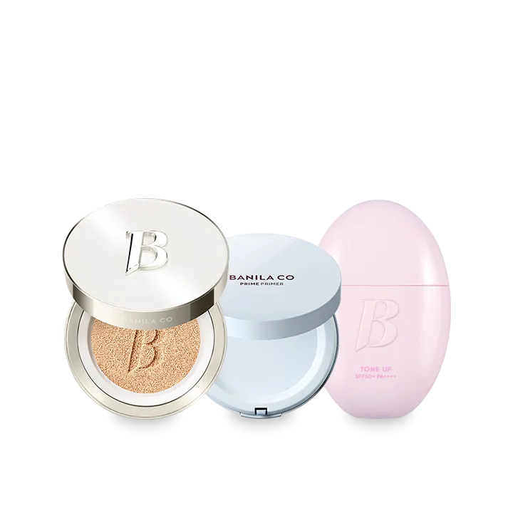 보송 톤업 커버 베이스 3종 SET (올데이 톤업 베이스+화이트 쿠션+피니쉬 팩트)